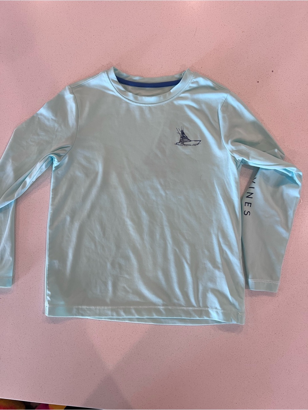 Vineyard Vines Kids Long-Sleeve Performance Shirt - Light Blue